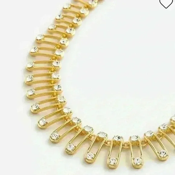 J Crew Loop Collar with Crystals